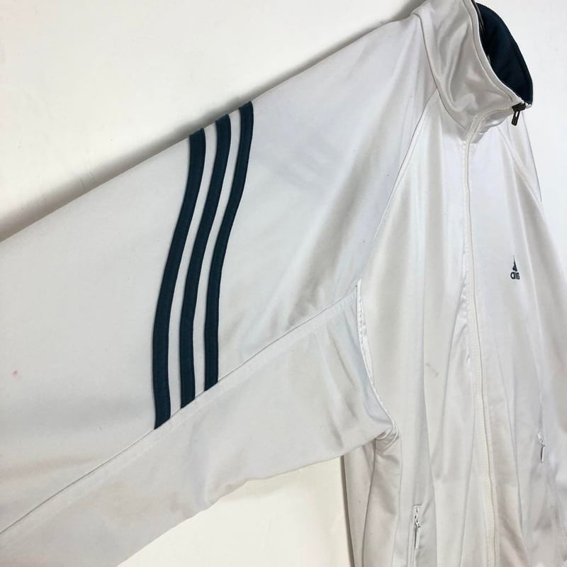 90's adidas アディダス ジャージ トラックジャケット 刺繍 ロゴ