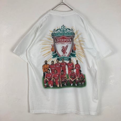BOOTLEG　LIVERPOOL　リヴァプール　サッカー　Tシャツ　ビッグプリント