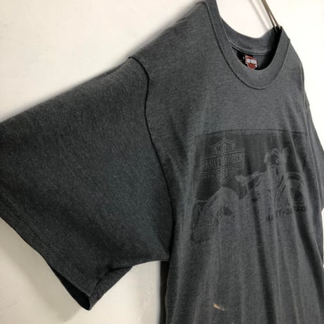 ハーレーダビッドソン　ビッグロゴ　半袖　Tシャツ　グレー