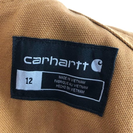 Carhartt  カーハート　ダック　キッズ　オーバーオール　キャメル