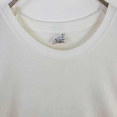00s フルーツオブザルーム　リタイア　ビッグロゴ　Tシャツ　白