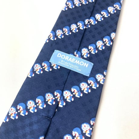 DORAEMON ドラえもん　チェック　総柄　ネクタイ
