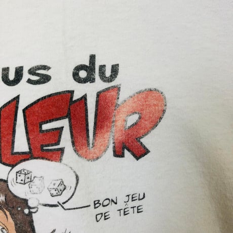 00s フルーツオブザルーム　サッカー　ビッグロゴ　半袖　Tシャツ　白