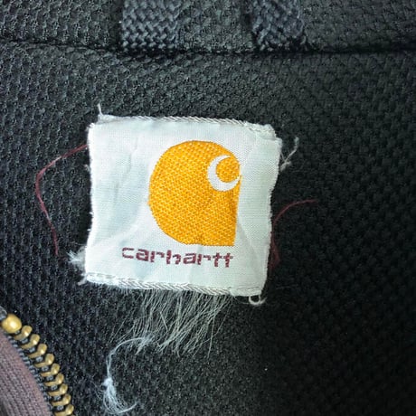 Carhartt　カーハート　ロゴ　パーカー　フーディ ブラウン
