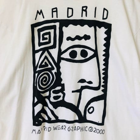 00s MADRID WEAR GRAPHIC ロゴ　半袖　Tシャツ