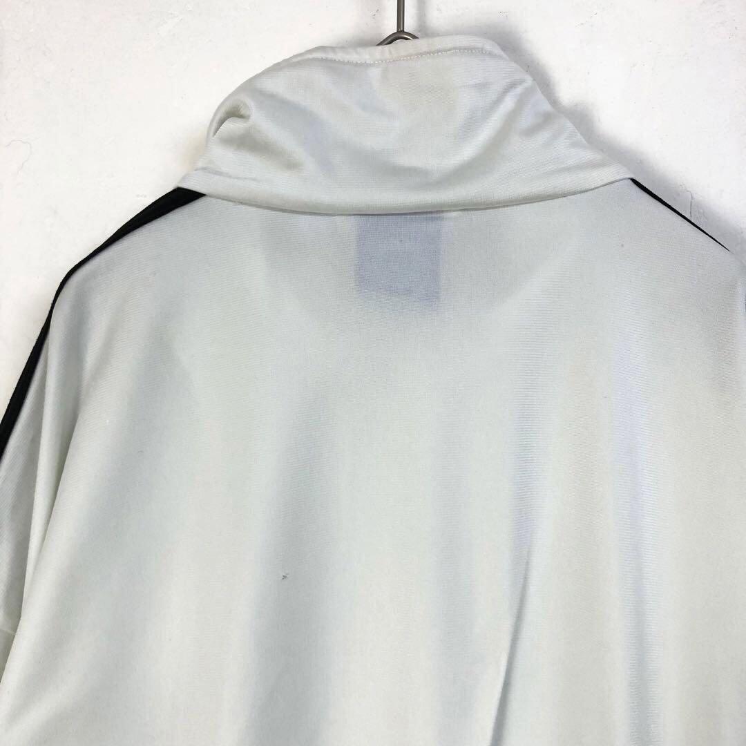 1836 アディダス カレッジ ジャージ トラックジャケット 刺繍 ロゴ 白