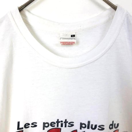 00s フルーツオブザルーム　サッカー　ビッグロゴ　半袖　Tシャツ　白