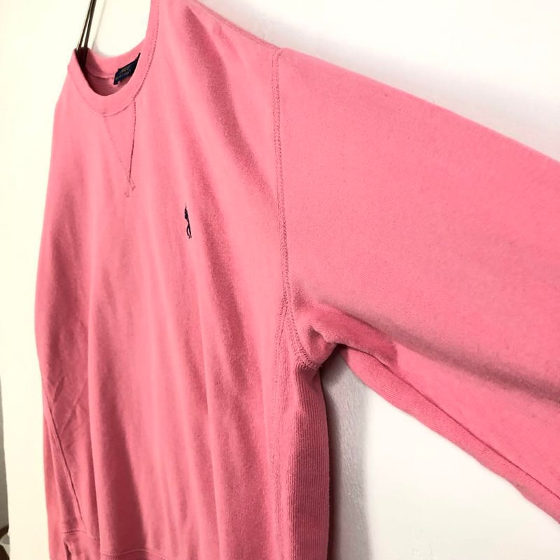 ポロラルフローレン スウェット トレーナー 刺繍 ロゴ ピンク | PEACE TOWN