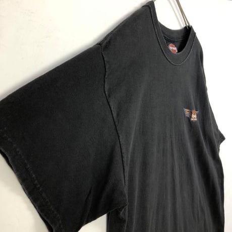 00s ハーレーダビッドソン　両面　ビッグロゴ　半袖　Tシャツ　黒
