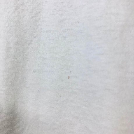 90s シングルステッチ　USA製　ヘインズ　犬　半袖　Tシャツ　白