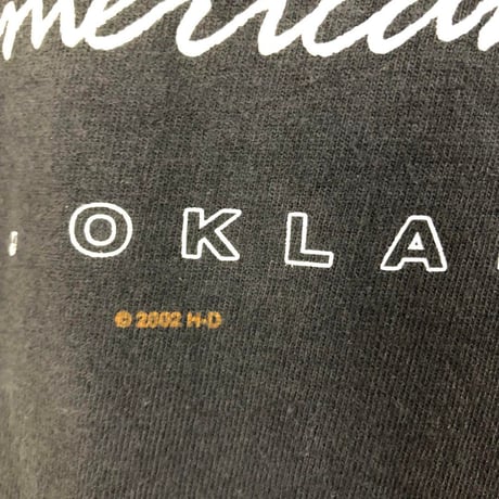00s ハーレーダビッドソン　両面　ビッグロゴ　半袖　Tシャツ　黒