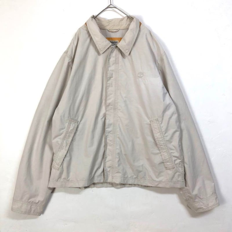 ティンバーランド ブルゾン ジャケット 刺繍 ロゴ 撥水 白 | PEACE TOWN