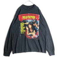 BOOTLEG　PulpFiction パルプフィクション　ビッグプリント　ロンT 黒