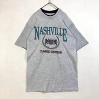 90s シングルステッチ　USA製　NASHVILLE　Tシャツ　白