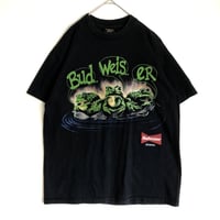 BOOTLEG Budweiser バドワイザー　企業　Tシャツ　ビッグプリント