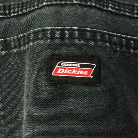 メキシコ製　Dickies　ディッキーズ　ブラックデニム　ペインター　パンツ　黒