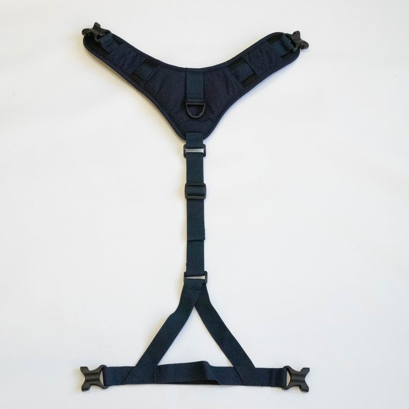 roughlow frill vest(NAVY)新品未使用 背面パーツ 3Way Trout Fishing Vest UL Harness【3wayトラ