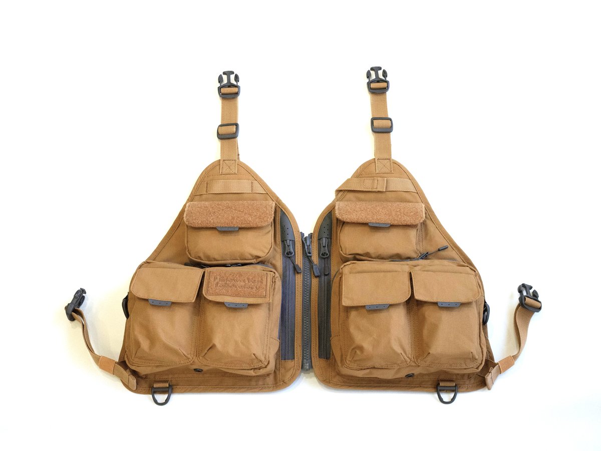 minowa フロントパーツ 3wayトラウトフィッシングベスト フロントのみ フロントパーツ 3Way Trout Fishing Vest Front【3wayトラウトフ