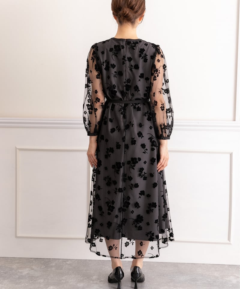 PREFERIR フロッキー チュールレース 結婚式 オケージョン パーティー