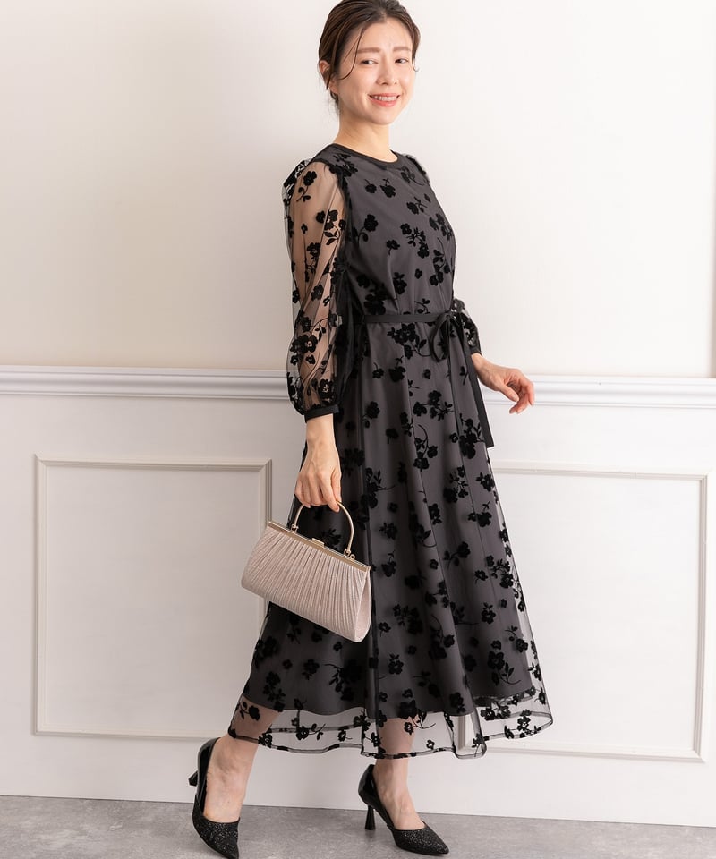 PREFERIR フロッキー チュールレース 結婚式 オケージョン