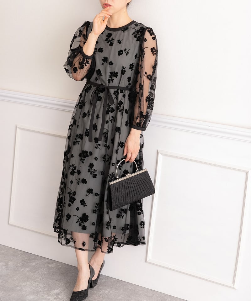 PREFERIR フロッキー チュールレース 結婚式 オケージョン