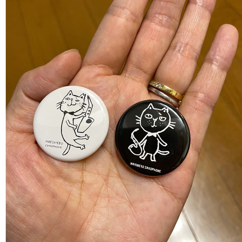 缶バッチ2種セット | MAKINEKO STORE