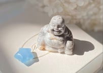 【笑顔溢れる毎日】クレイジーレースアゲートの布袋様