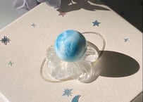 【海の宝石】 高品質ラリマーの小粒スフィア