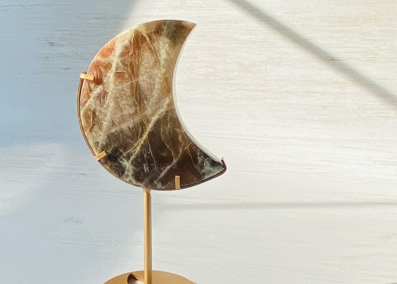 ムーンストーンのお月様＆スタンドセット | STAR CRADLE