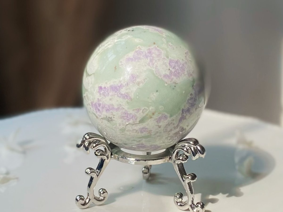 限定 ラベンダーグリーンジェイド ピースジェイド スフィア newタイプ ① ピースジェイド / スフィア【φ6.9cm】 | ariife.公式オンライン