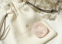 ローズクォーツの六芒星コイン