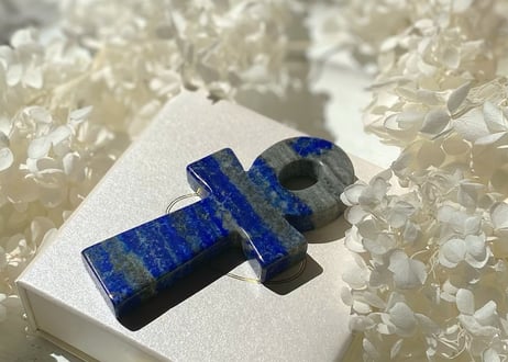 【生命の鍵】ラピスラズリのアンク十字