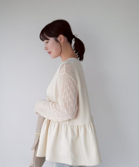 vest blouse｜アイボリー