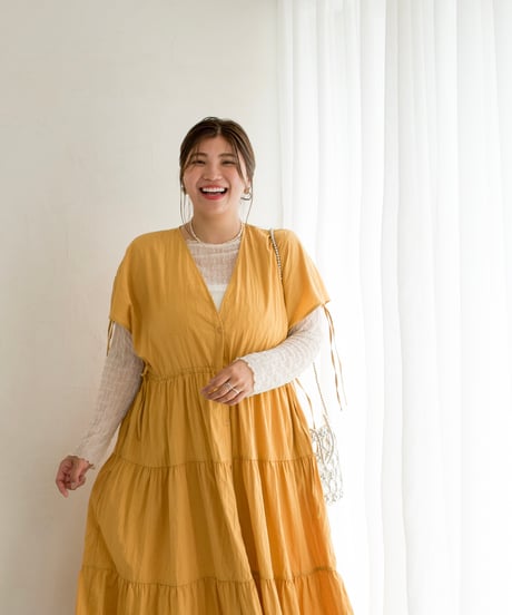 Tiered one-piece | マスタード