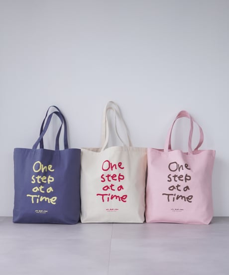 【送料無料】One step at a time Tote bag