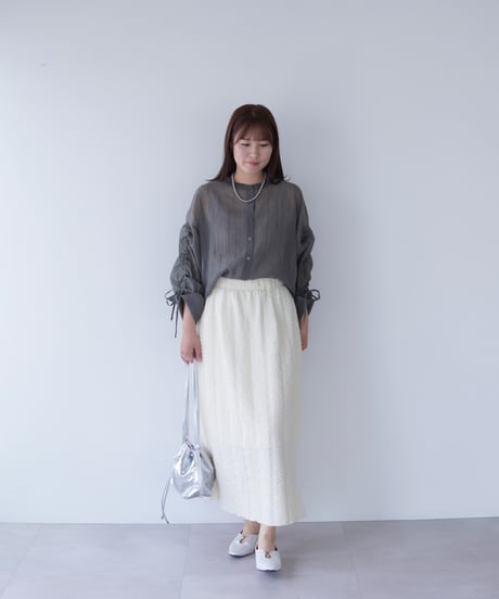 line tight skirt｜アイボリー