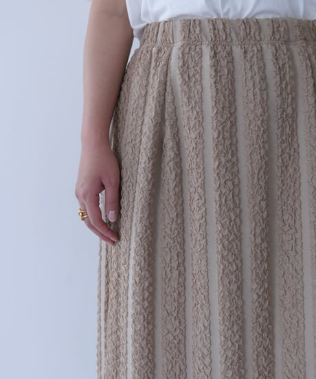 line tight skirt｜ベージュ
