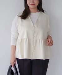 vest blouse｜アイボリー