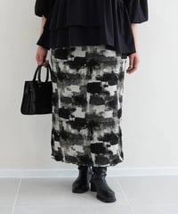 paint tight skirt｜ブラック