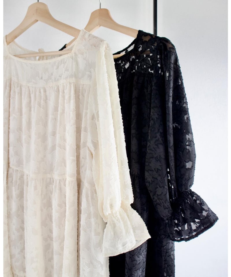 size1 / jacquard one-piece【アイボリー】 | MI AND MOU