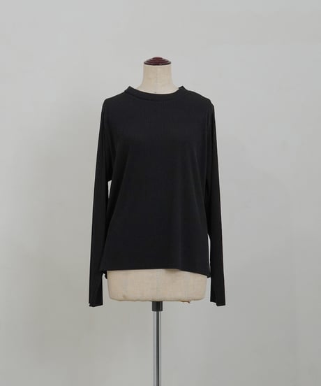 mini neck pullover | ブラック