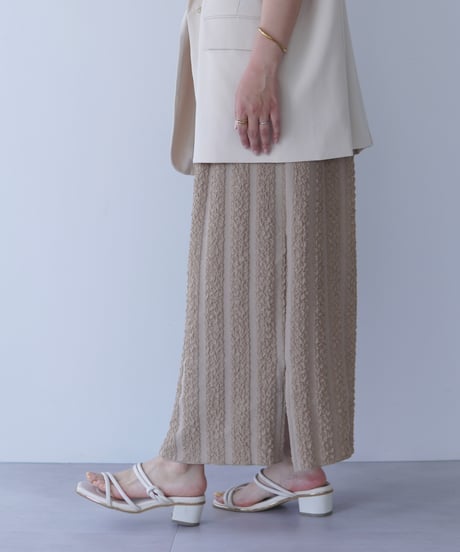 line tight skirt｜ベージュ