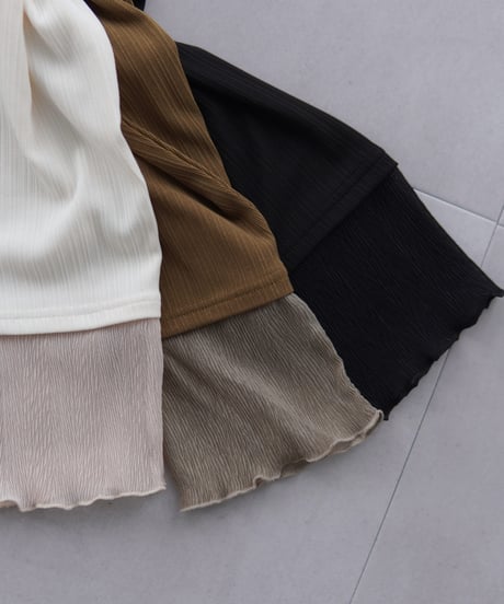 Sheer Cuff Pullover｜3色セット