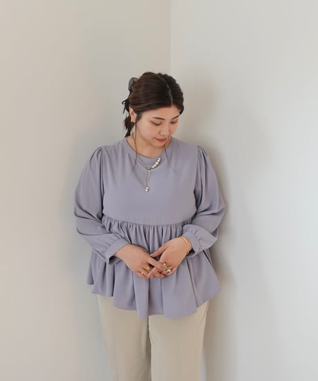 2way peplum blouse｜ラベンダー
