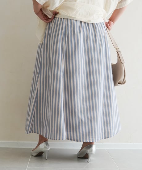 stripe skirt｜ブルー
