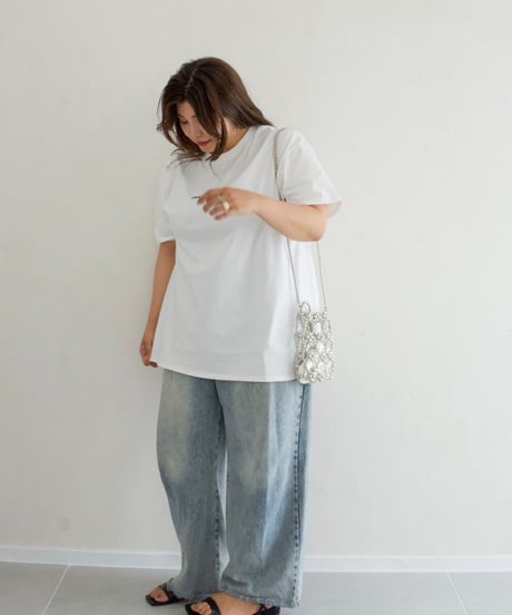ロゴ刺繍Tシャツ｜size2