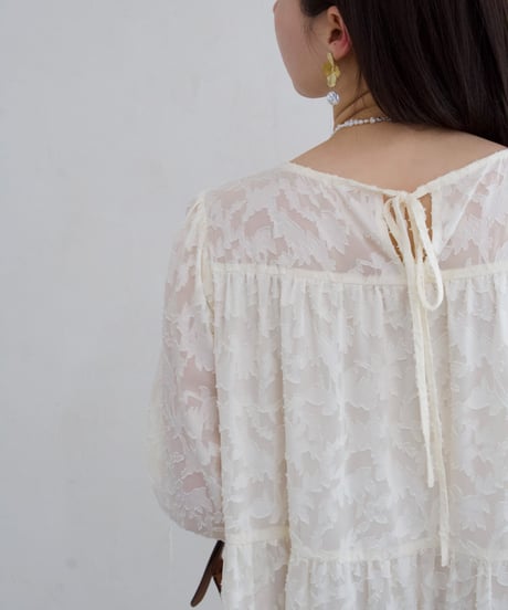 jacquard one-piece｜アイボリー