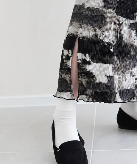 paint tight skirt｜ブラック