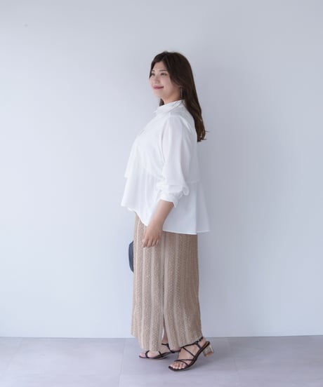 line tight skirt｜ベージュ