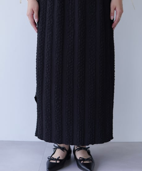 line tight skirt｜ブラック